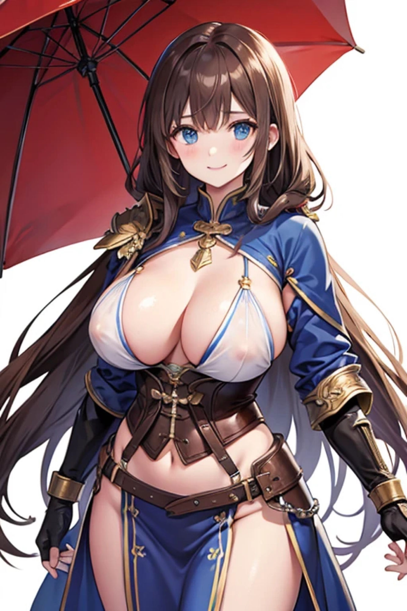 茶髪鎧娘のアレやコレ サンプル4ページ目