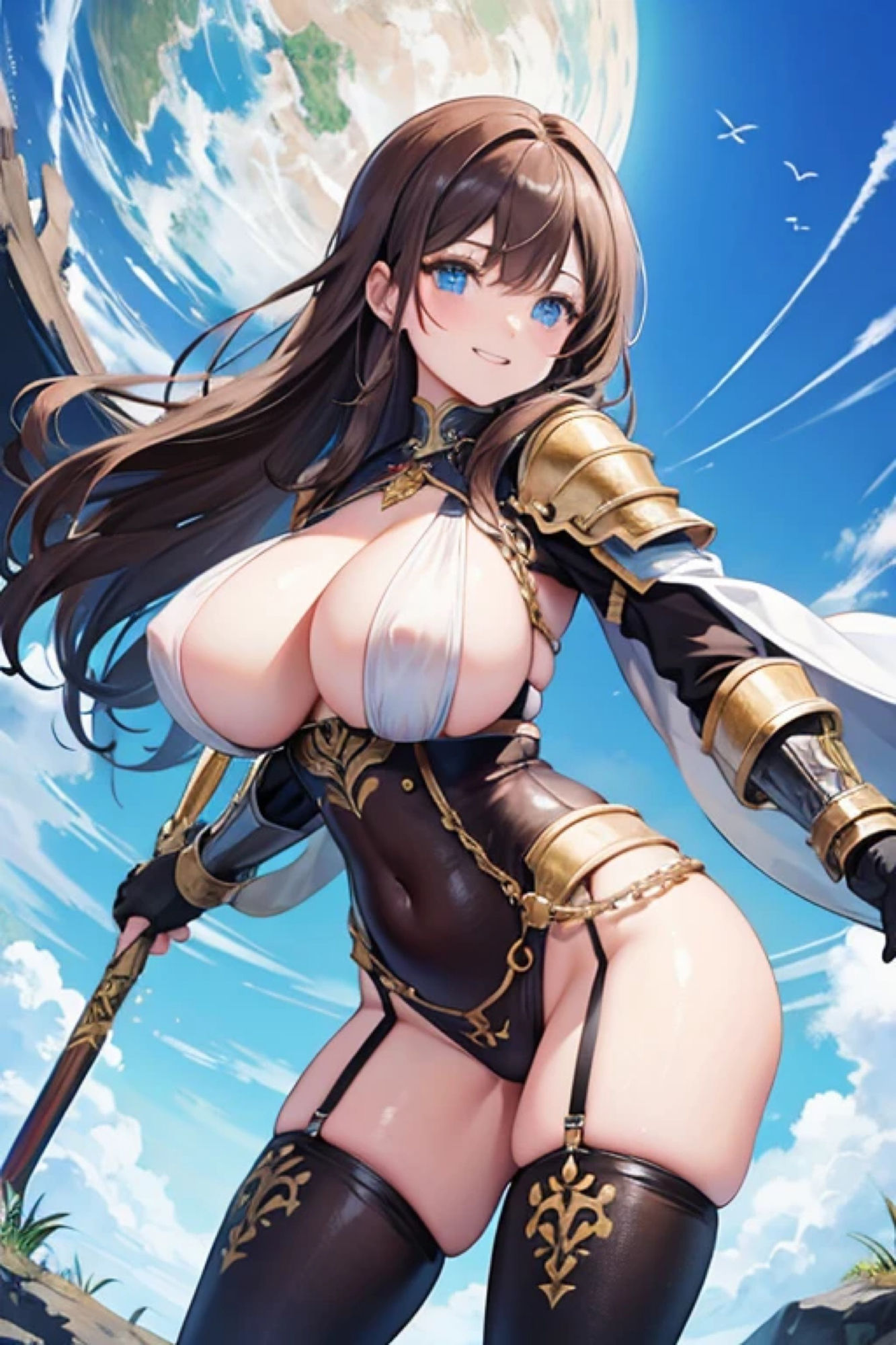 茶髪鎧娘のアレやコレ サンプル7ページ目