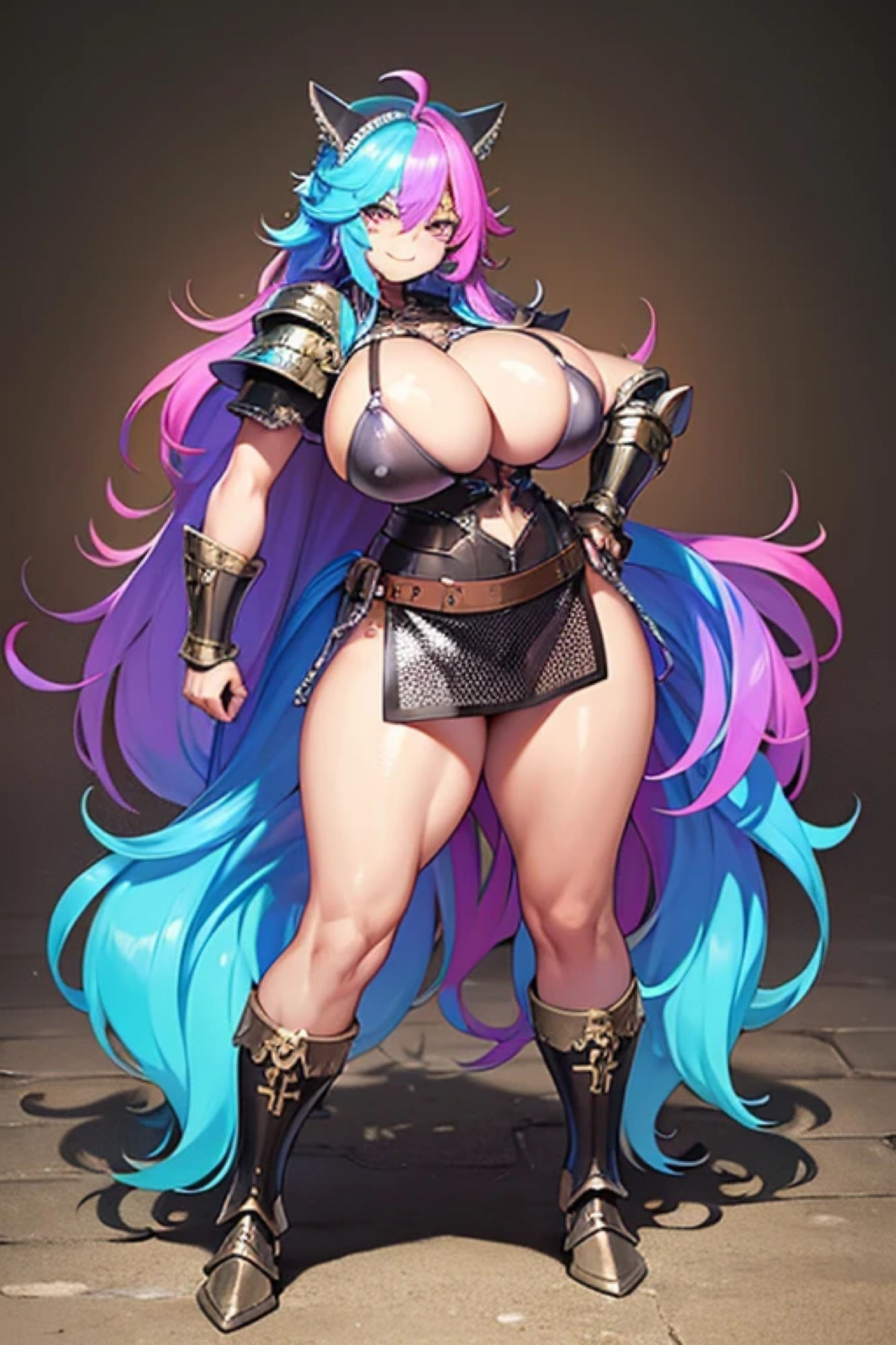 虹髪鎧娘のアレやコレ サンプル2ページ目