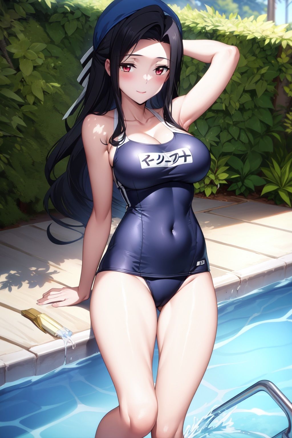魔法科○校の劣等生 七草真◯美 水着・タイツCG集 サンプル1ページ目