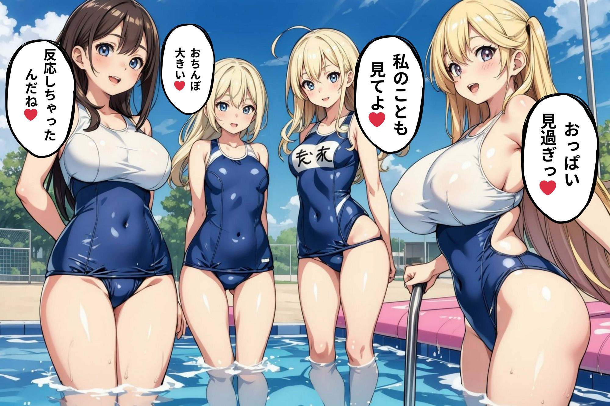 水着授業のエロスな時間【4K高画質】 サンプル6ページ目