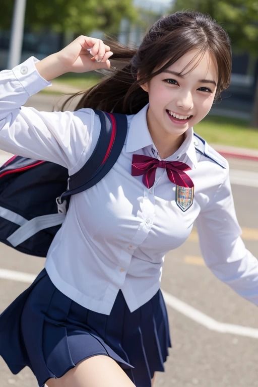 走る女の子写真集 サンプル1ページ目