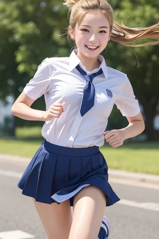 走る女の子写真集 サンプル3ページ目