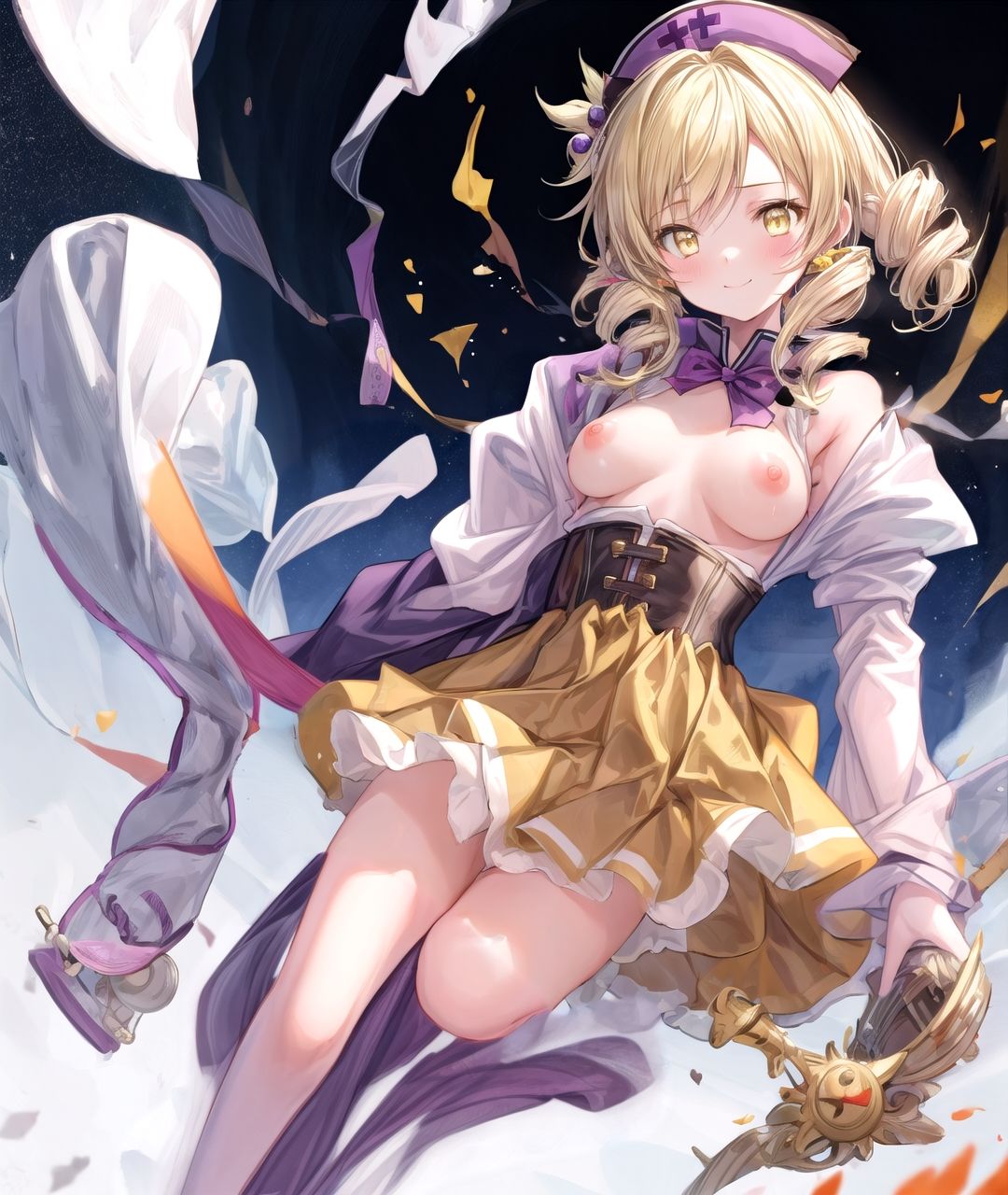 美少女たちのひととき・巴〇ミ（まどマギ） サンプル3ページ目