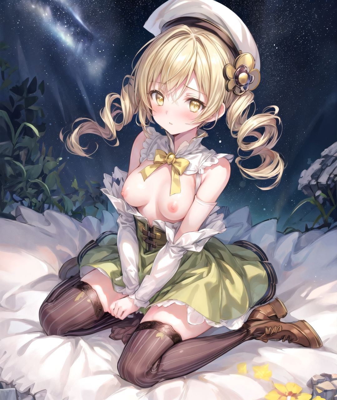 美少女たちのひととき・巴〇ミ（まどマギ） サンプル5ページ目
