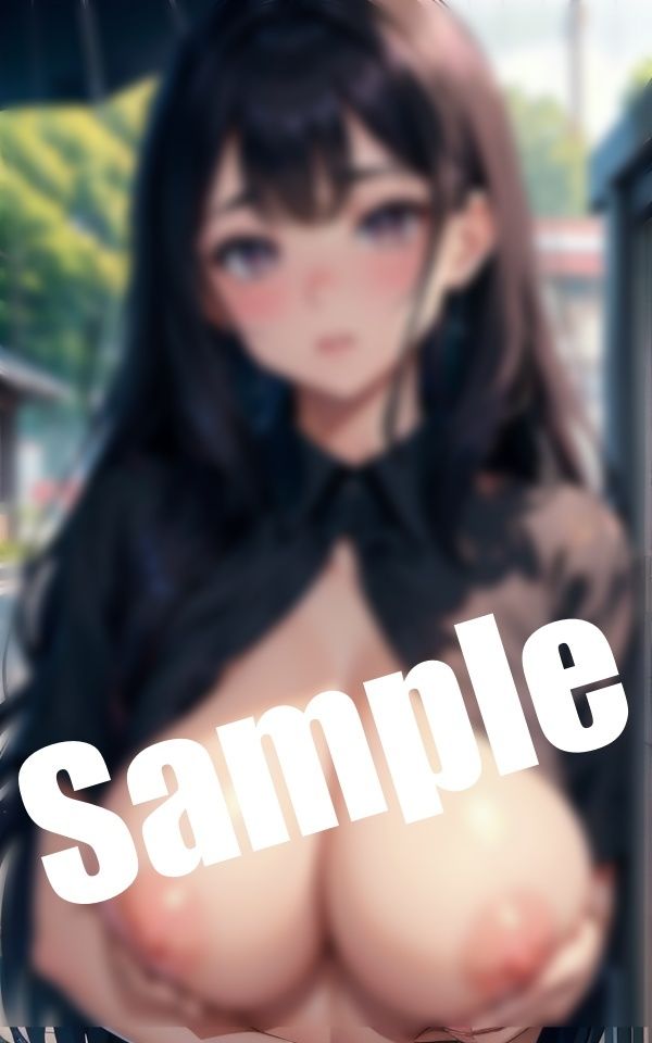 巨乳美女のおっぱい〜制服姿の美女が屋外で大胆露出…「乳首さわってほしいの」 サンプル6ページ目