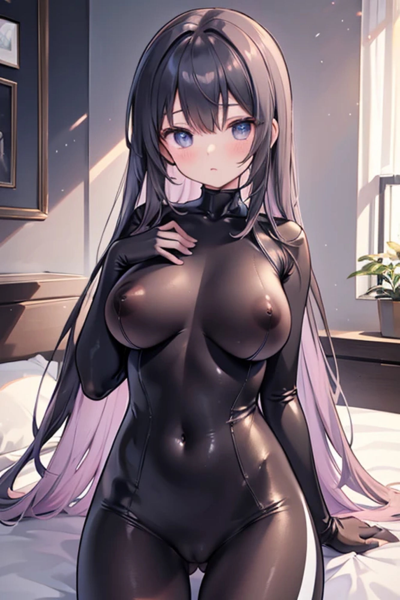 全身黒タイツのアレやコレ サンプル2ページ目