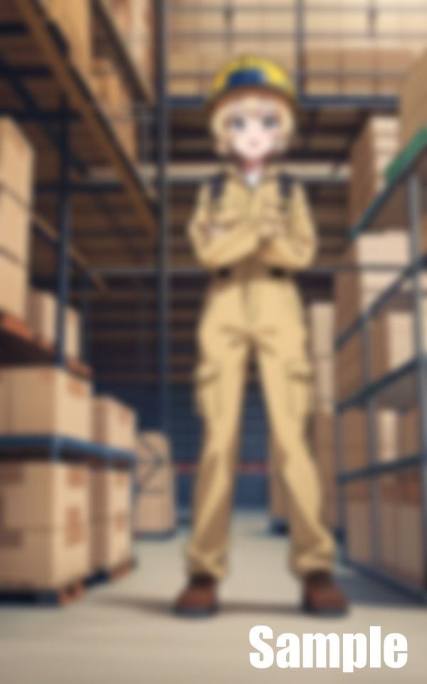 倉庫配属新卒女の奮闘日記 サンプル3ページ目
