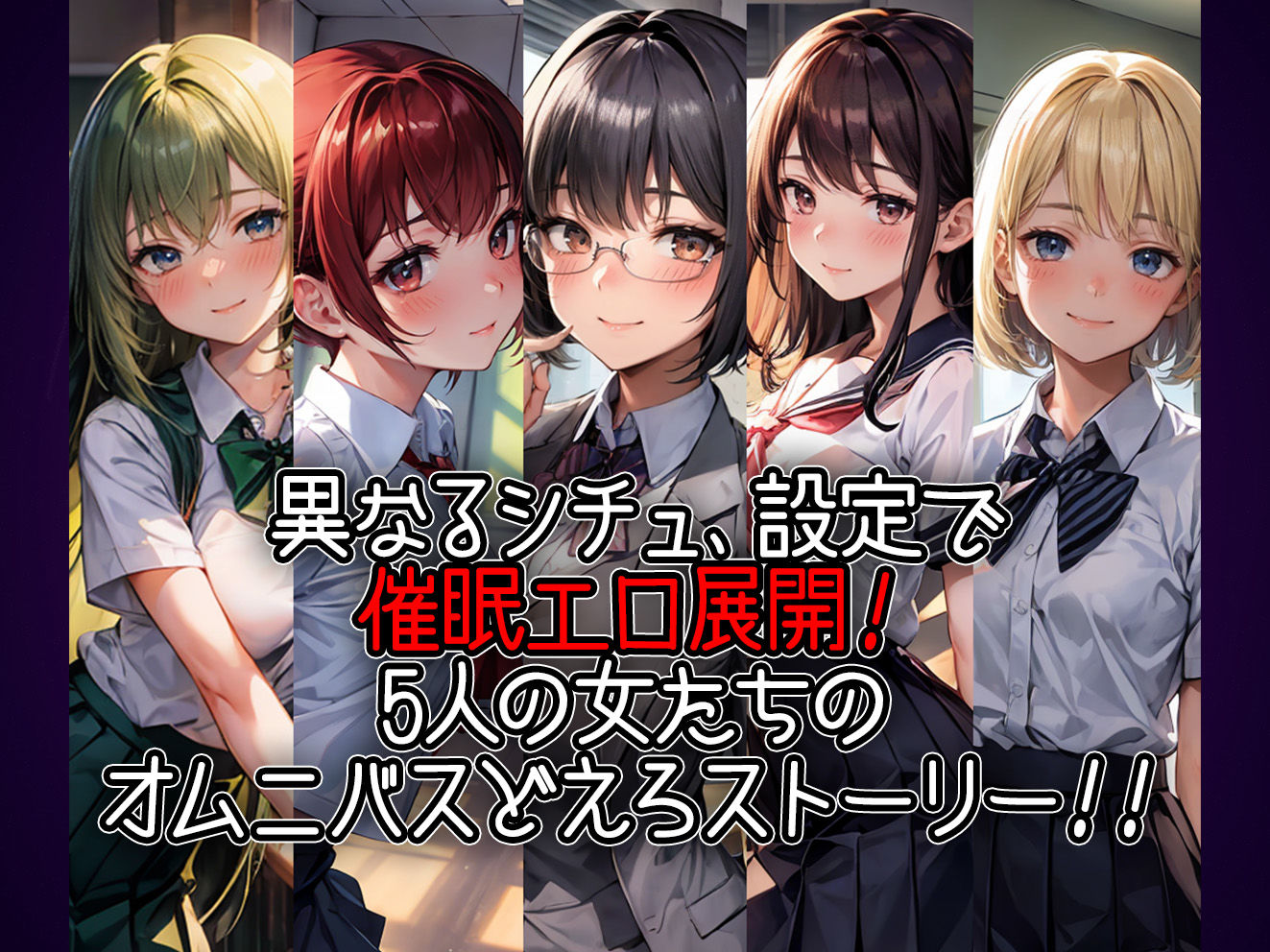 4人の女子校生と1人の先生を催●アプリで洗脳支配して中出ししまくる話【セリフ付き】 サンプル7ページ目