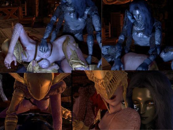 【3D動画】エルデンのリングを争奪してラニがマレニアを魔法で洗脳して玩具にしたった サンプル4ページ目