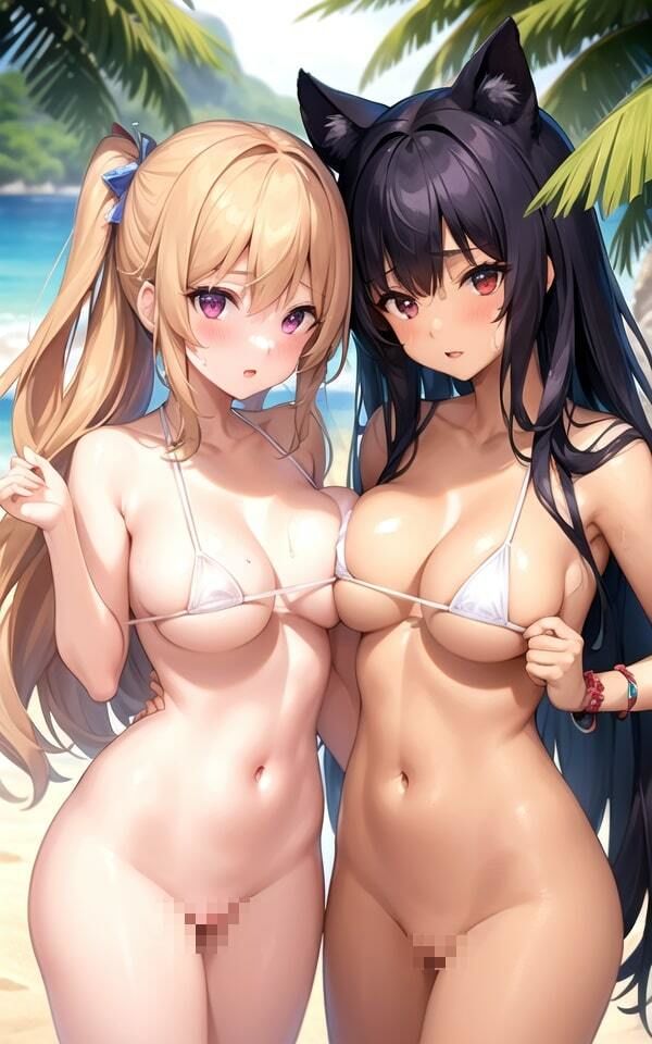 ビーチで出会った大胆なお姉さんたち4 サンプル4ページ目