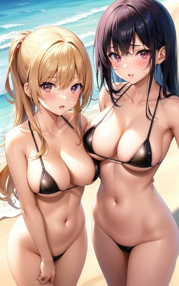 ビーチで出会った素敵なお姉さんたち3 サンプル2ページ目