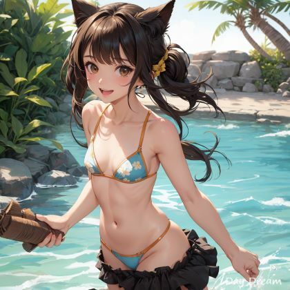 猫耳さまーがーる サンプル7ページ目