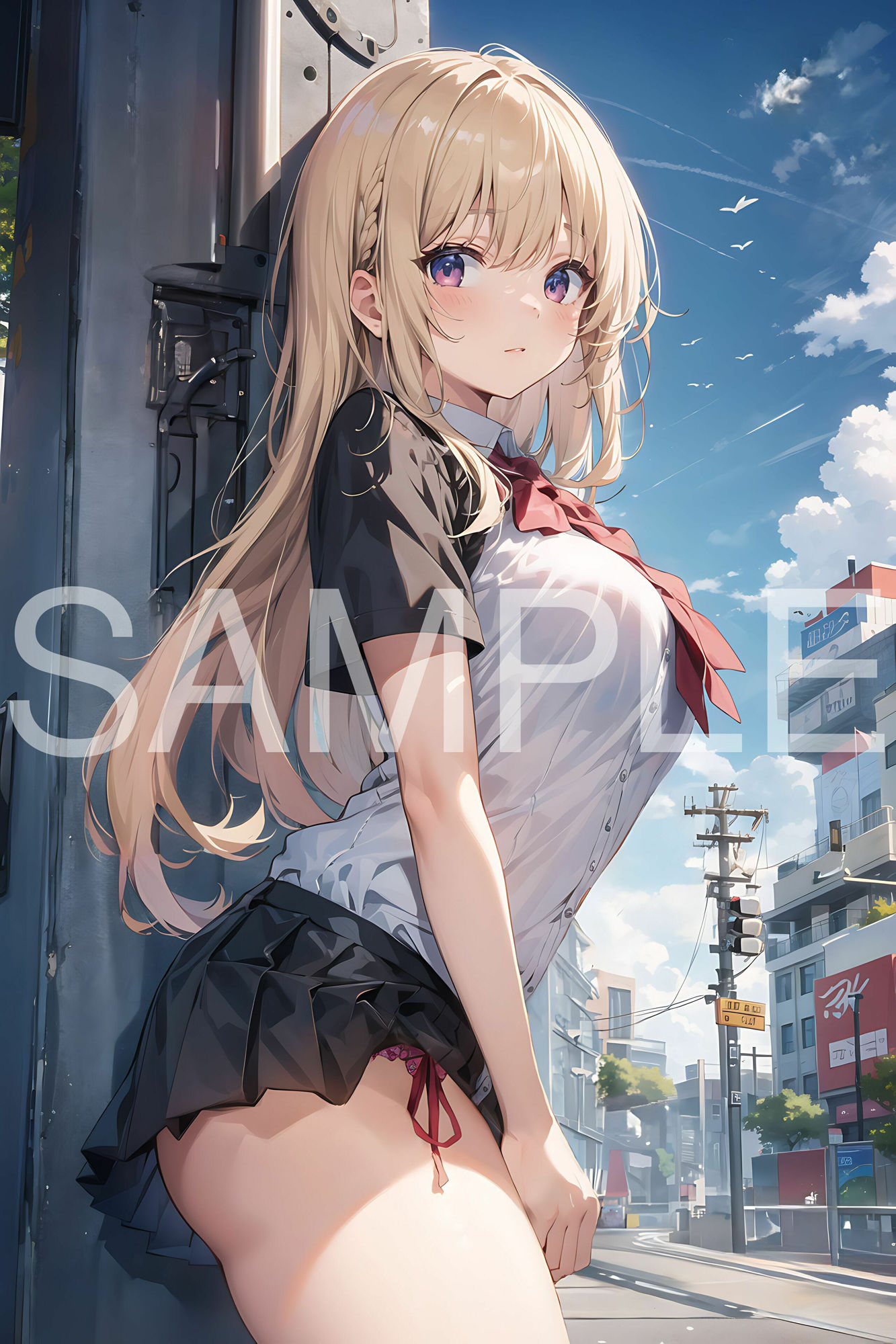ぱんちら×美少女 サンプル1ページ目