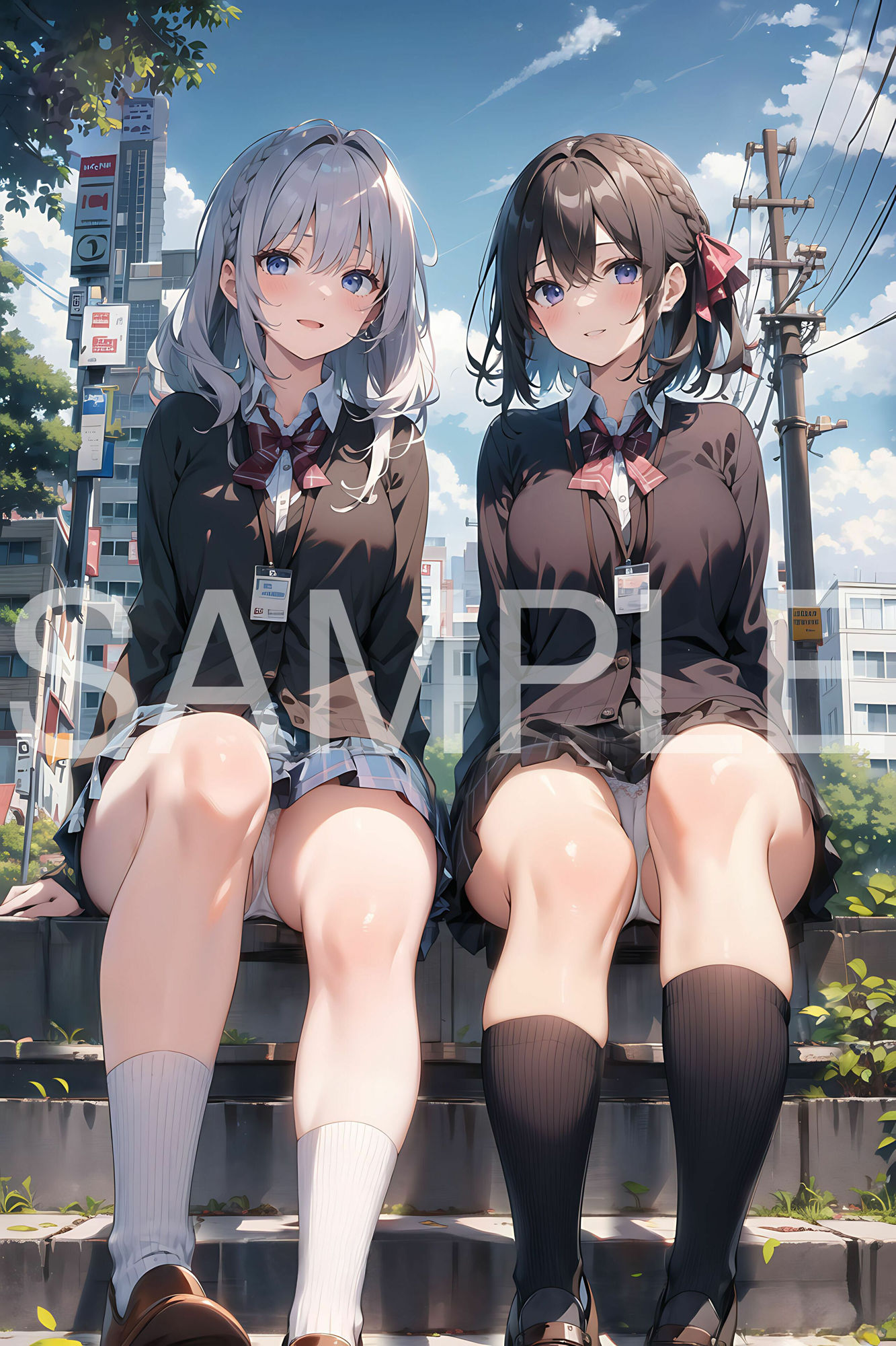 ぱんちら×美少女 サンプル2ページ目