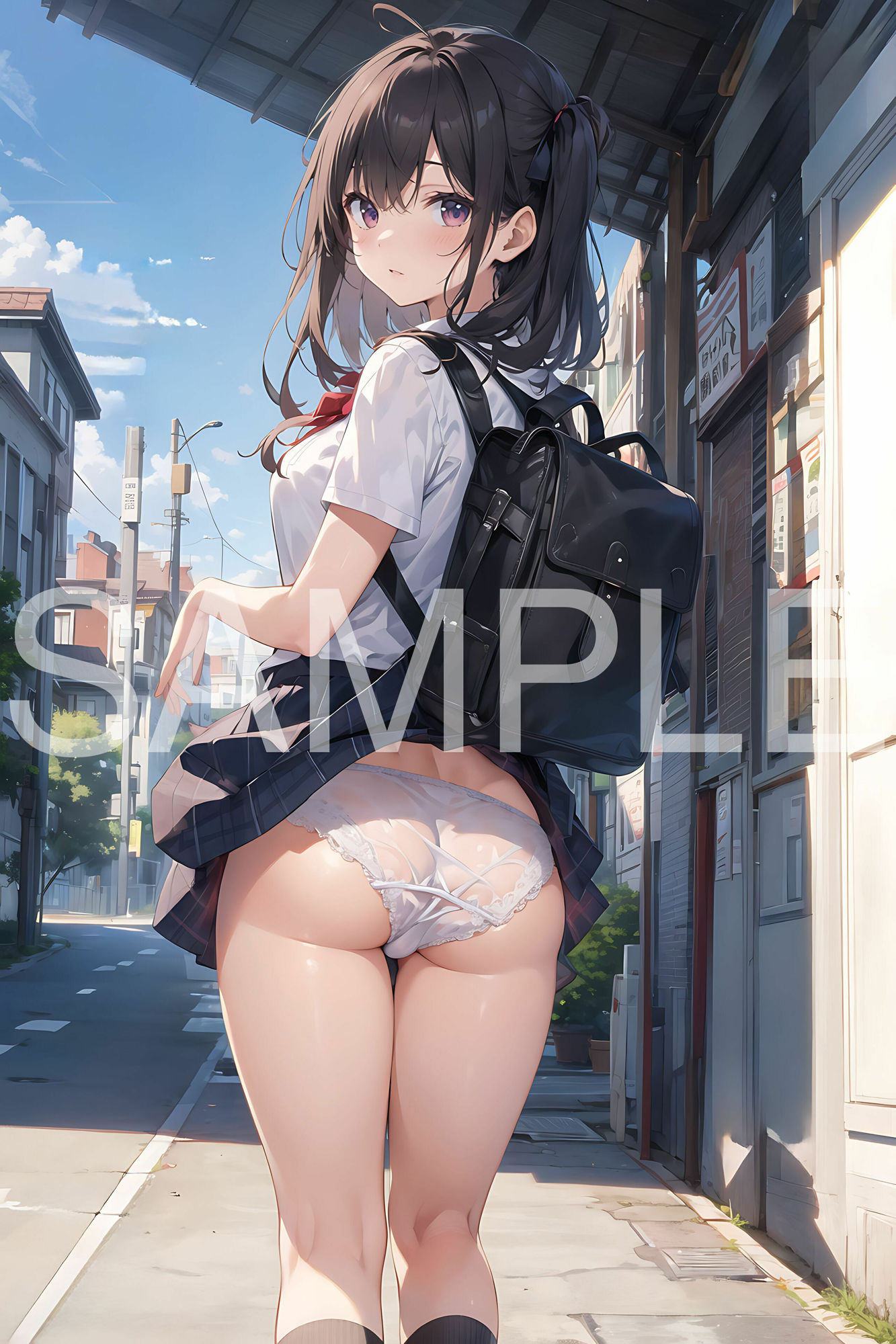 ぱんちら×美少女 サンプル3ページ目