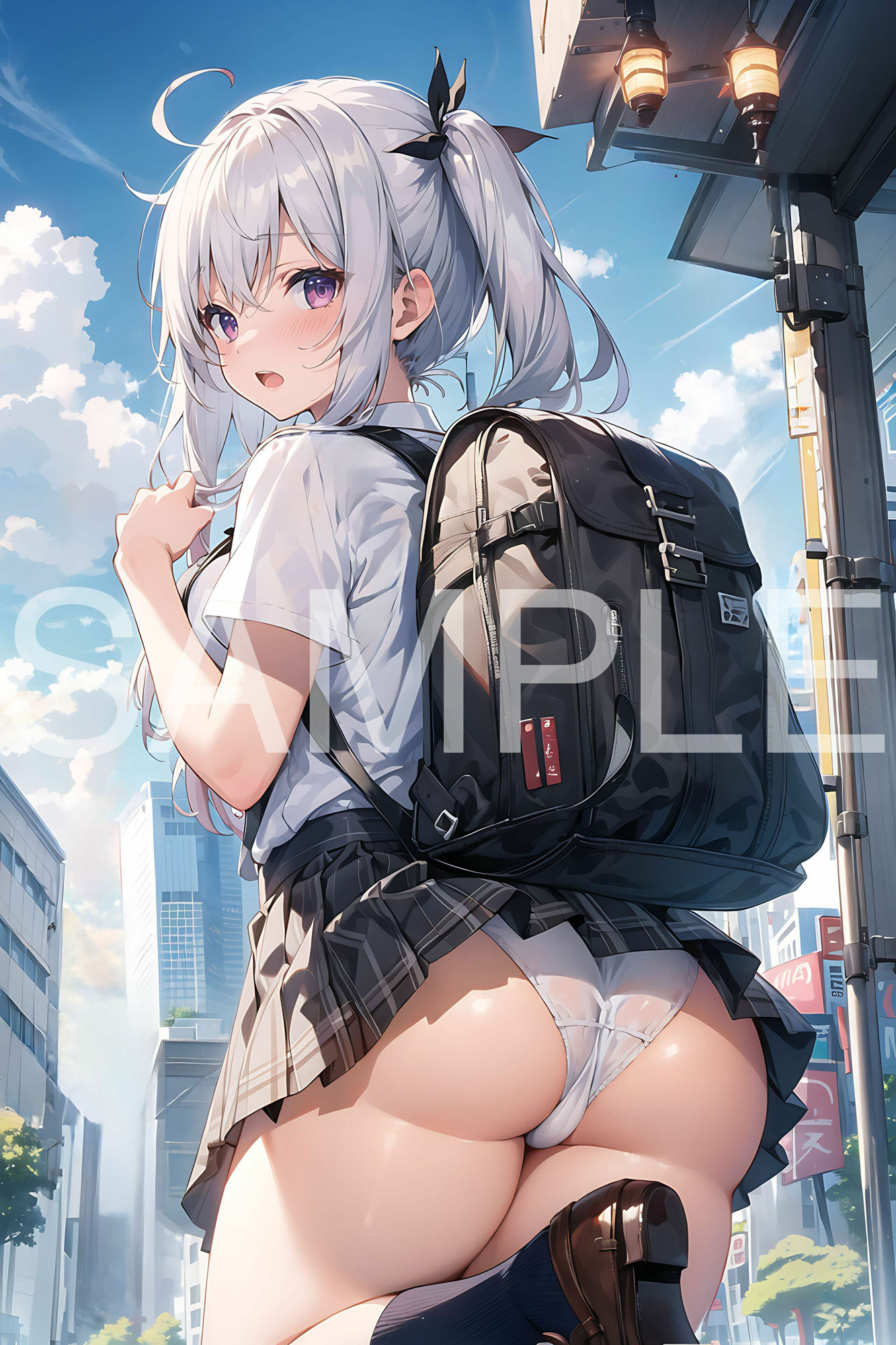 ぱんちら×美少女 サンプル4ページ目