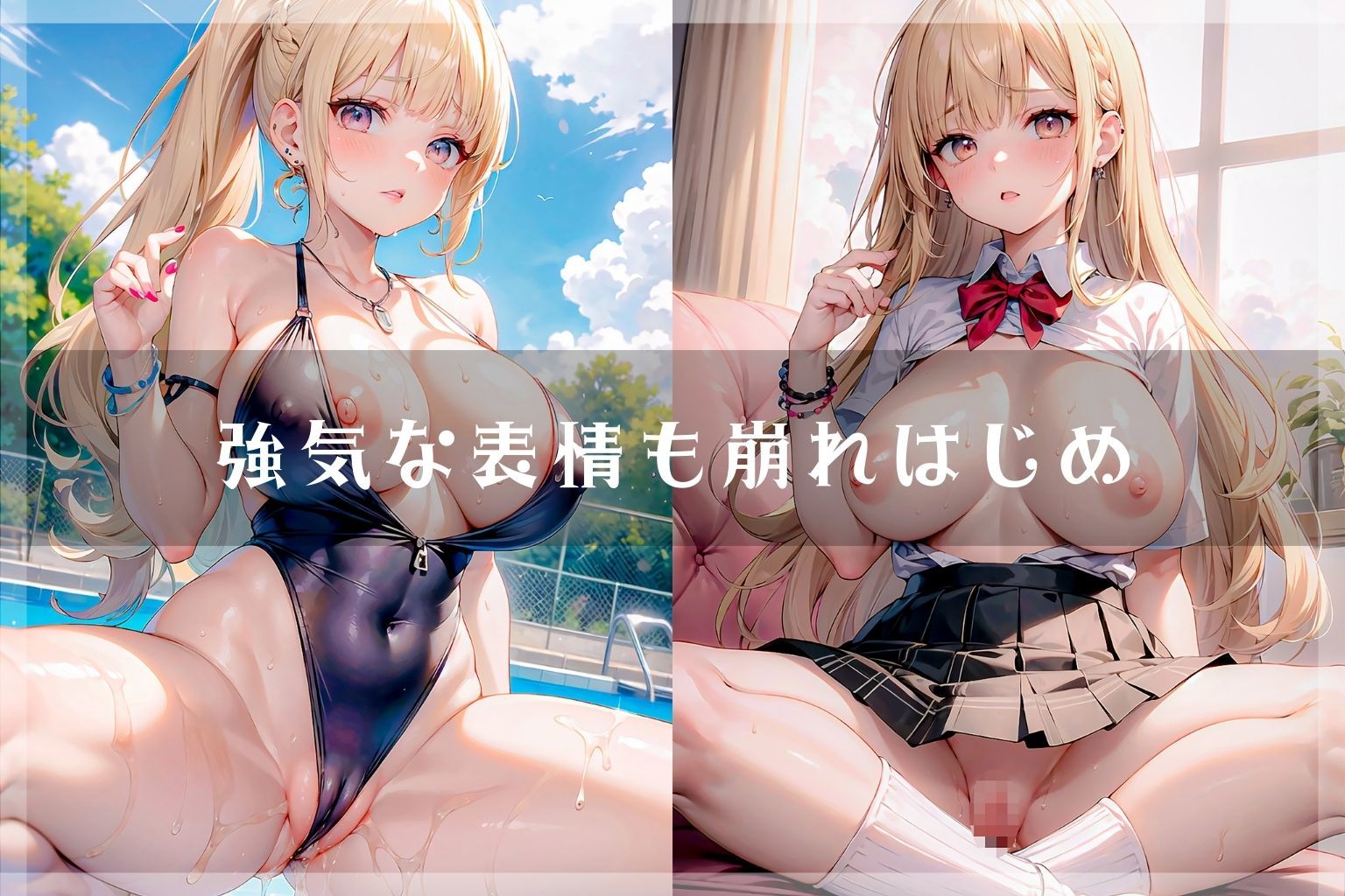 【たっぷり500枚！】爆乳白ギャル女子校生彼女♪ サンプル5ページ目