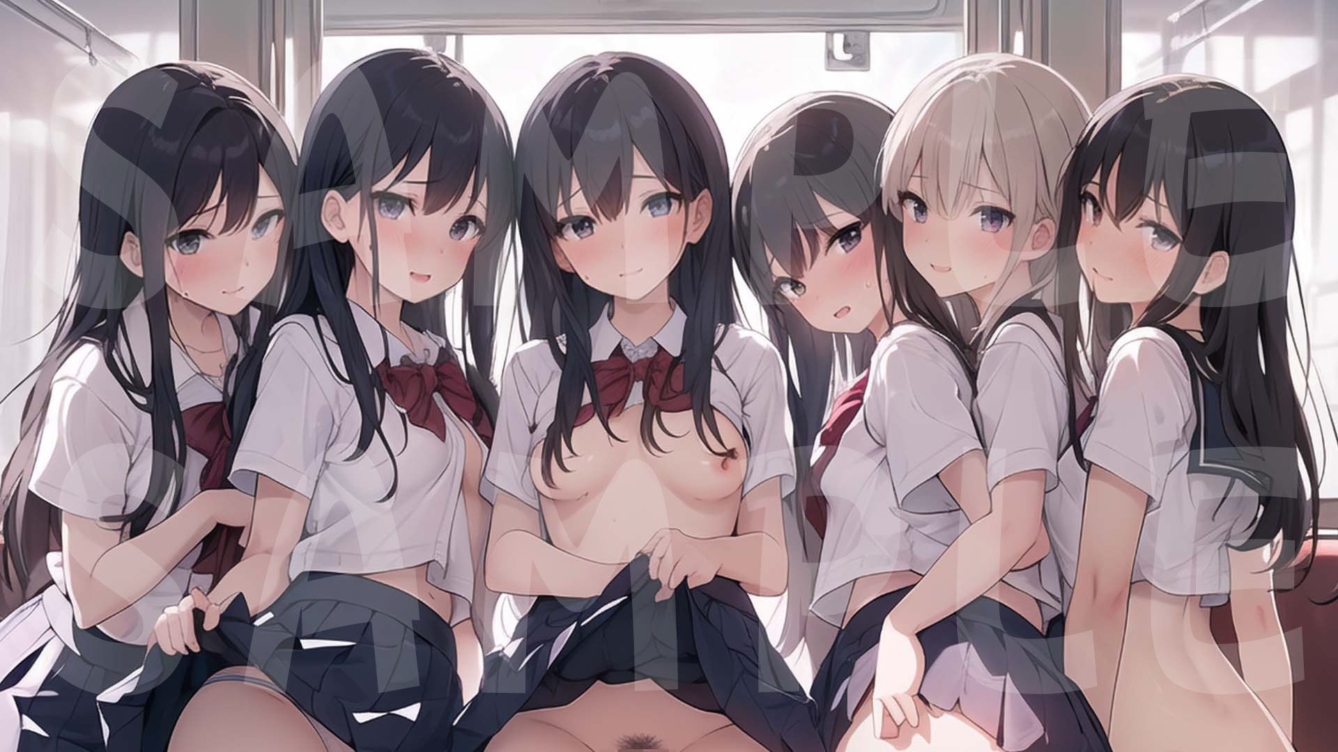 秘密の制服電車 「あのぉ 次は 私も、いいですか？」vol.8 サンプル3ページ目