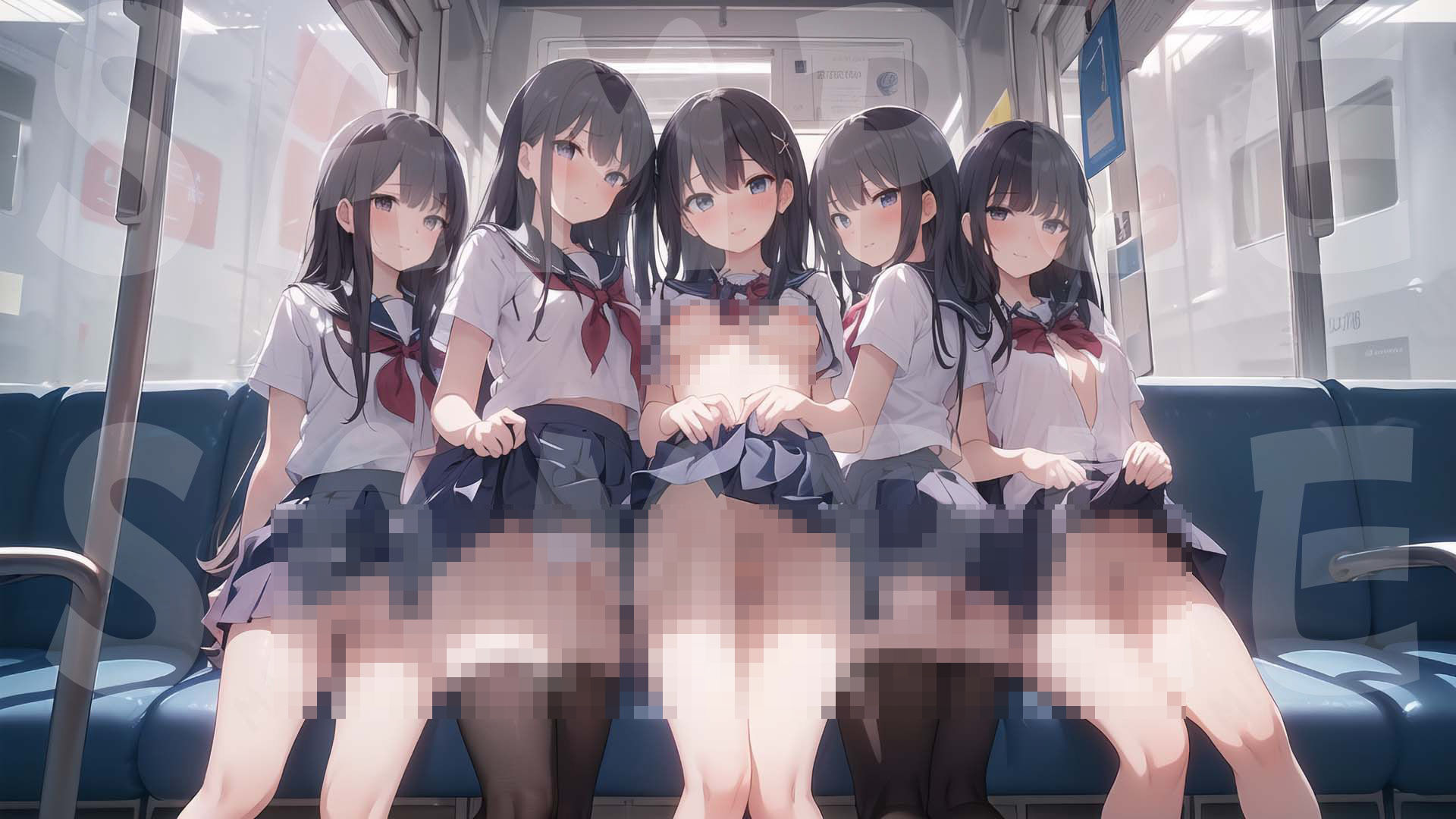 秘密の制服電車 「あのぉ 次は 私も、いいですか？」vol.9 サンプル2ページ目