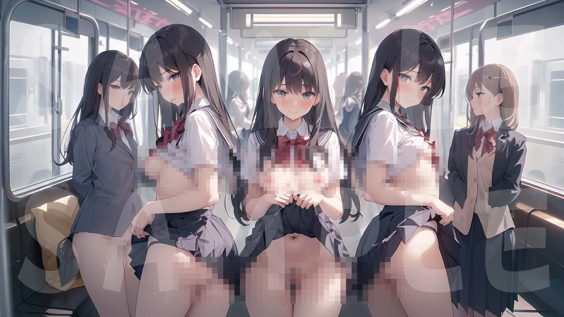 秘密の制服電車 「あのぉ 次は 私も、いいですか？」vol.9 サンプル10ページ目