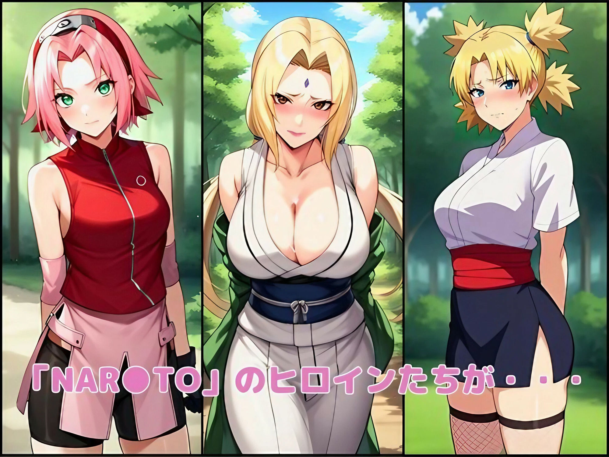 催●幻術おじさんに 狙われたNAR●TOヒロイン、崩壊する サンプル1ページ目