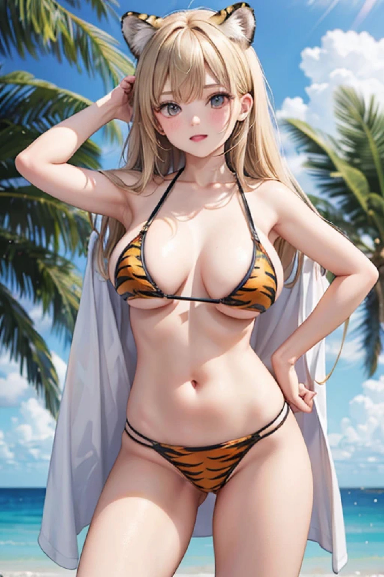 虎柄ビキニのアレやコレ サンプル6ページ目