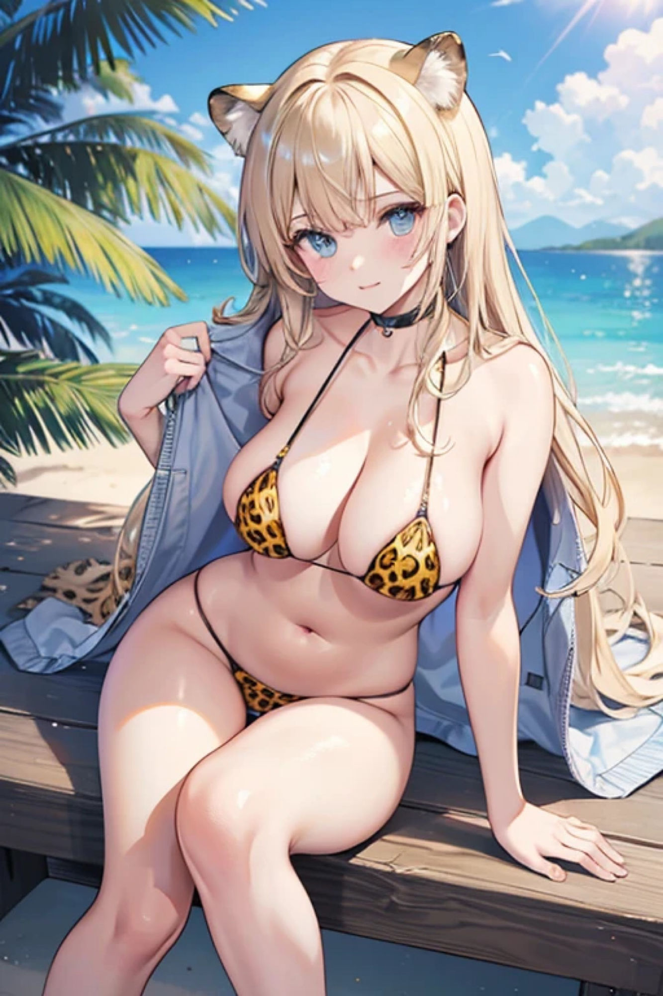 豹柄ビキニのアレやコレ サンプル2ページ目