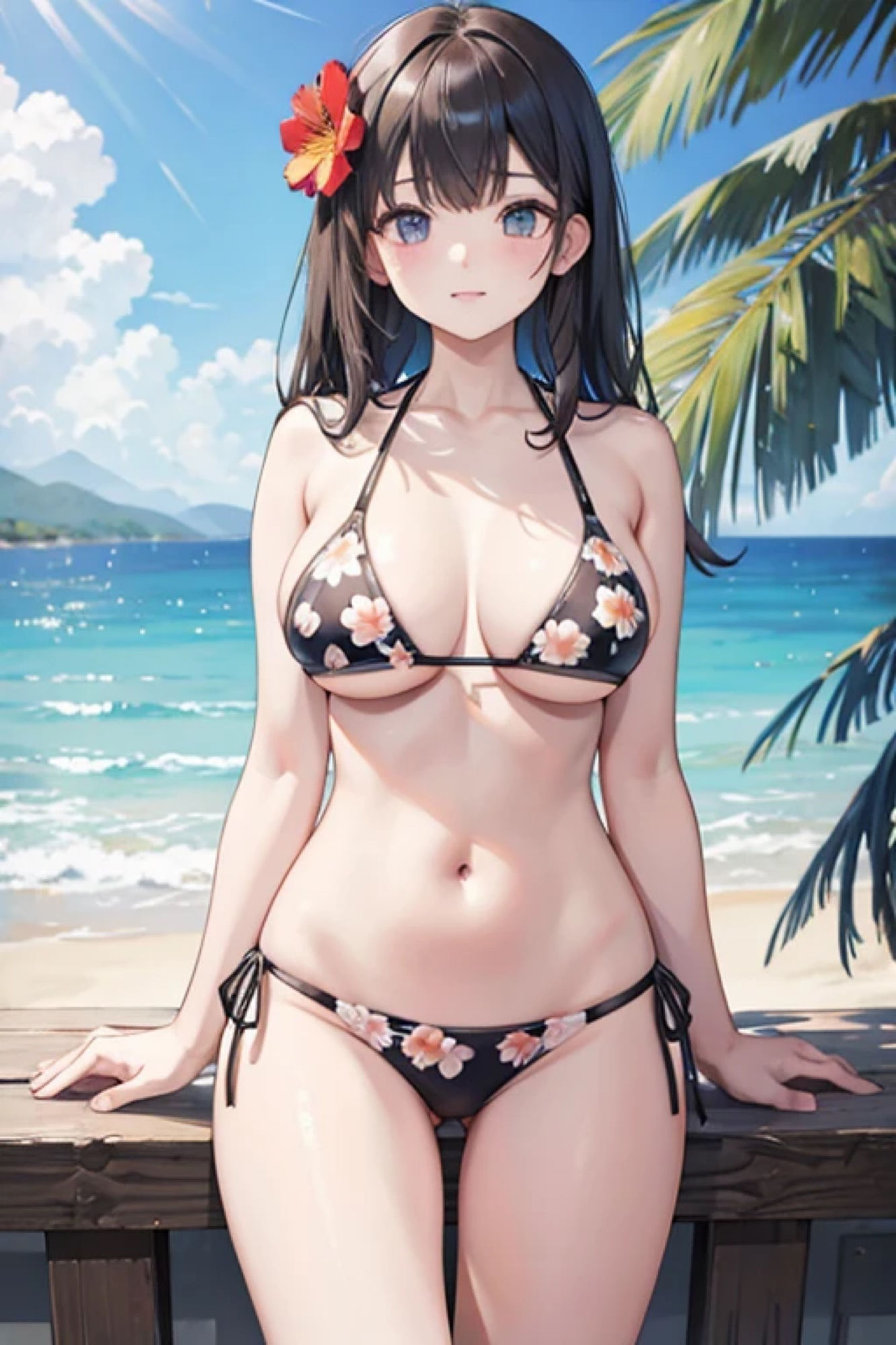 花柄ビキニのアレやコレ サンプル8ページ目