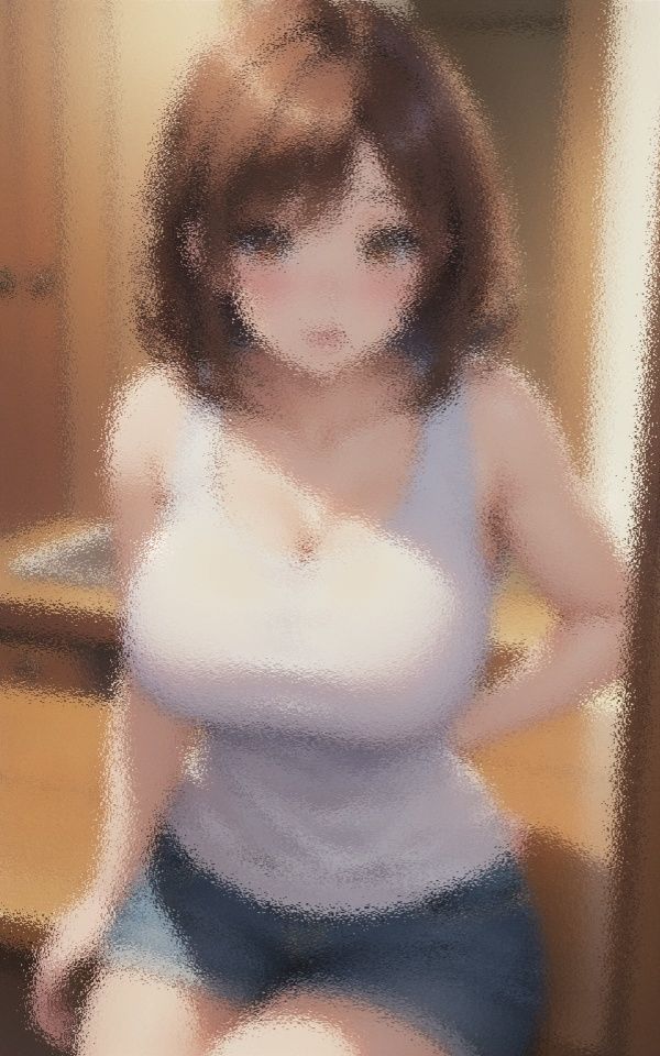 タンクトップ巨乳美女 サンプル4ページ目