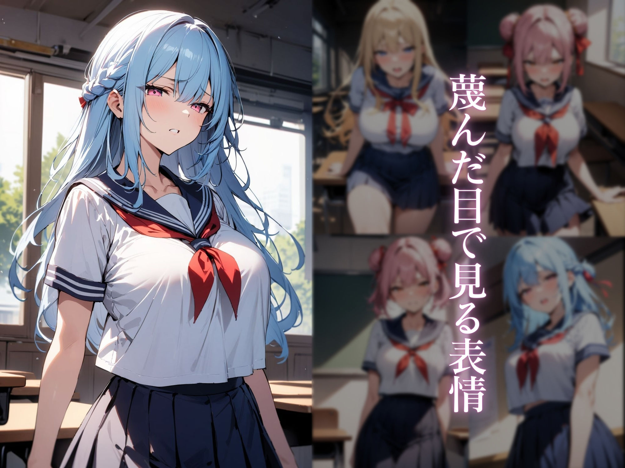 蔑むような目で俺を見てくる一軍女子の弱みを握ったので緊縛してみた件 サンプル1ページ目