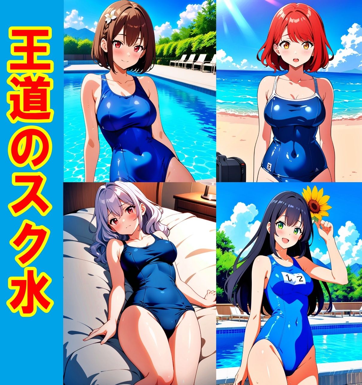 スク水のおかずCG集 サンプル1ページ目