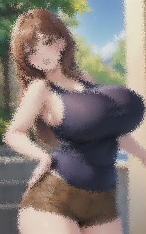 巨乳×タンクトップ 元気っ娘 サンプル2ページ目