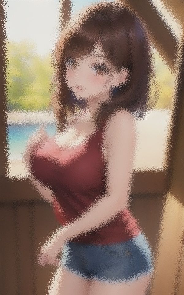 巨乳×タンクトップ 元気っ娘 サンプル4ページ目