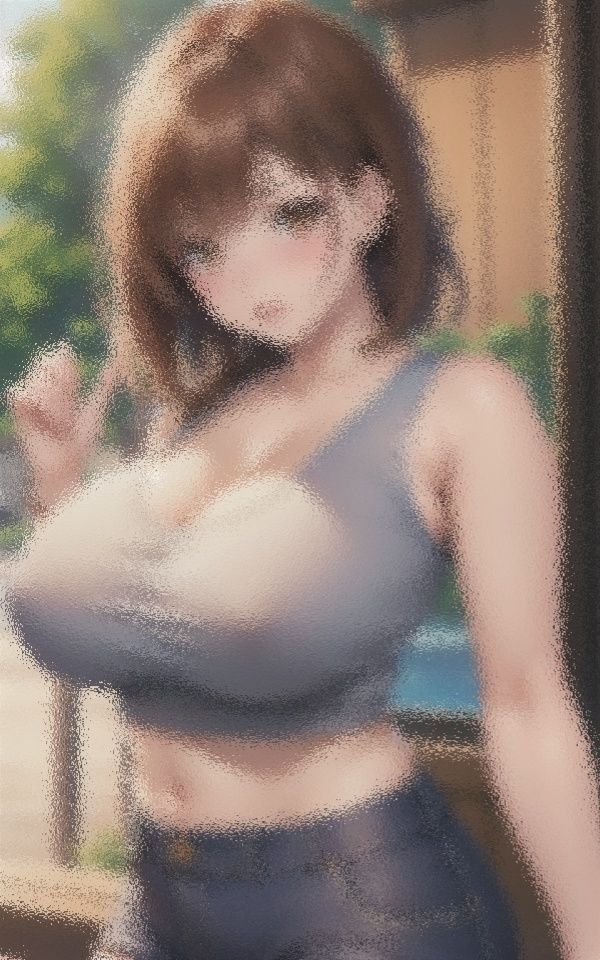 胸が大きすぎる 妹系美女 サンプル1ページ目