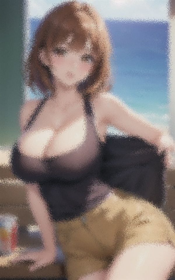 胸が大きすぎる 妹系美女 サンプル3ページ目