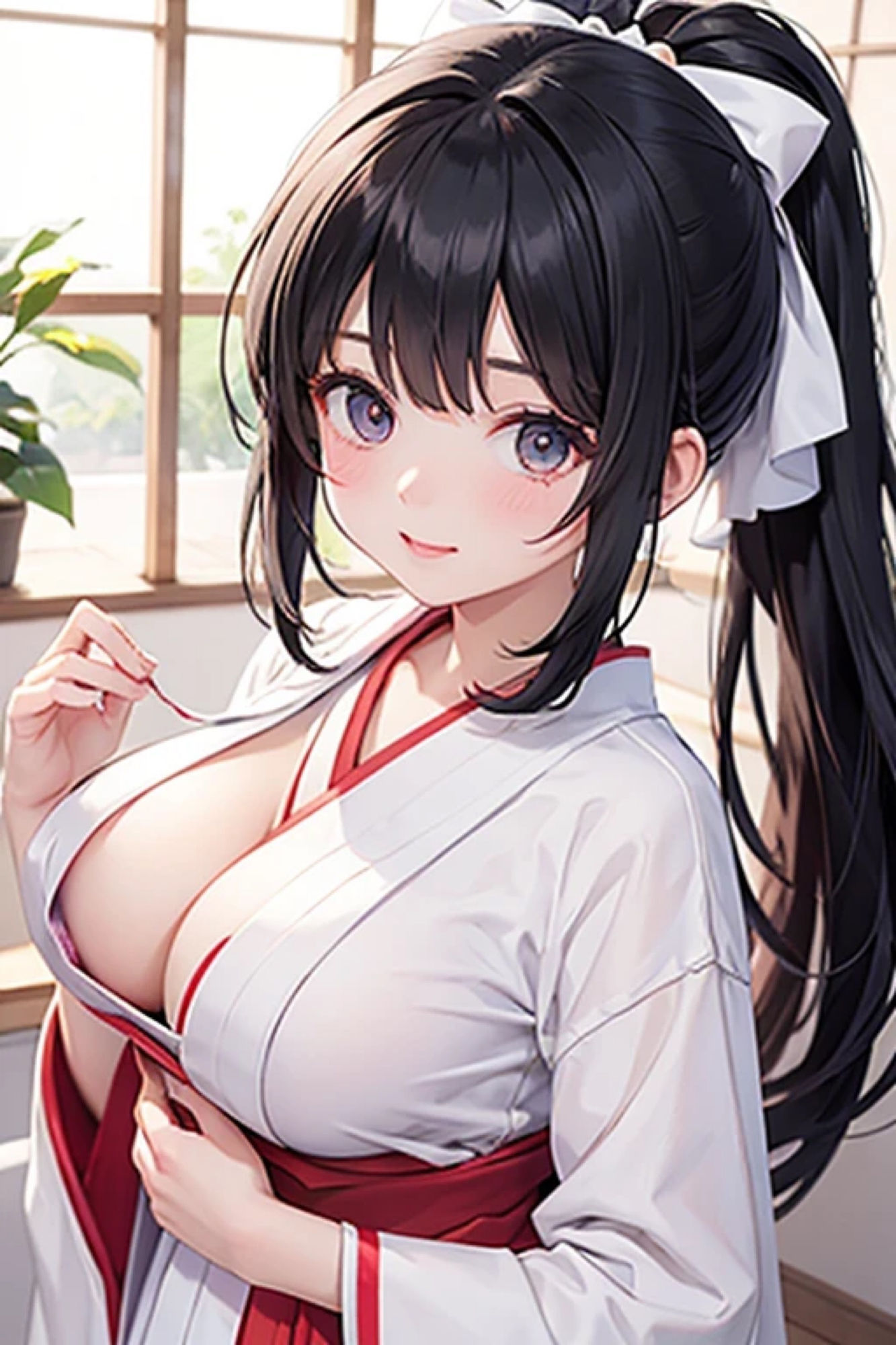巫女のアレやコレ サンプル4ページ目