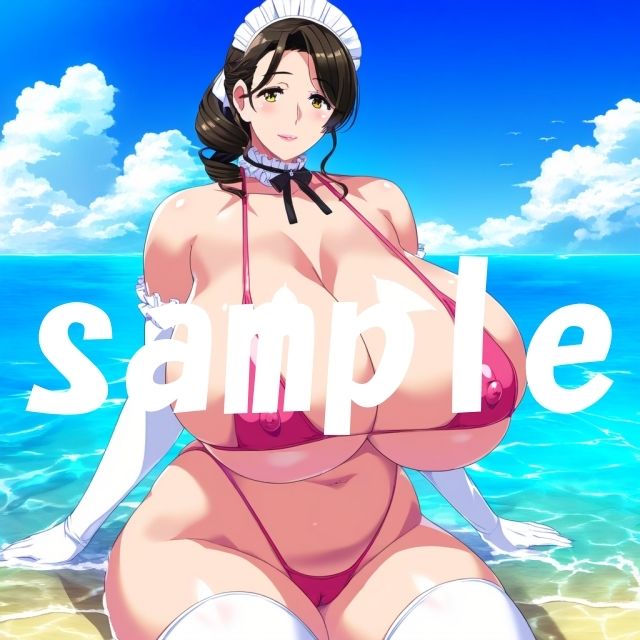 爆乳メイドビーチ サンプル2ページ目