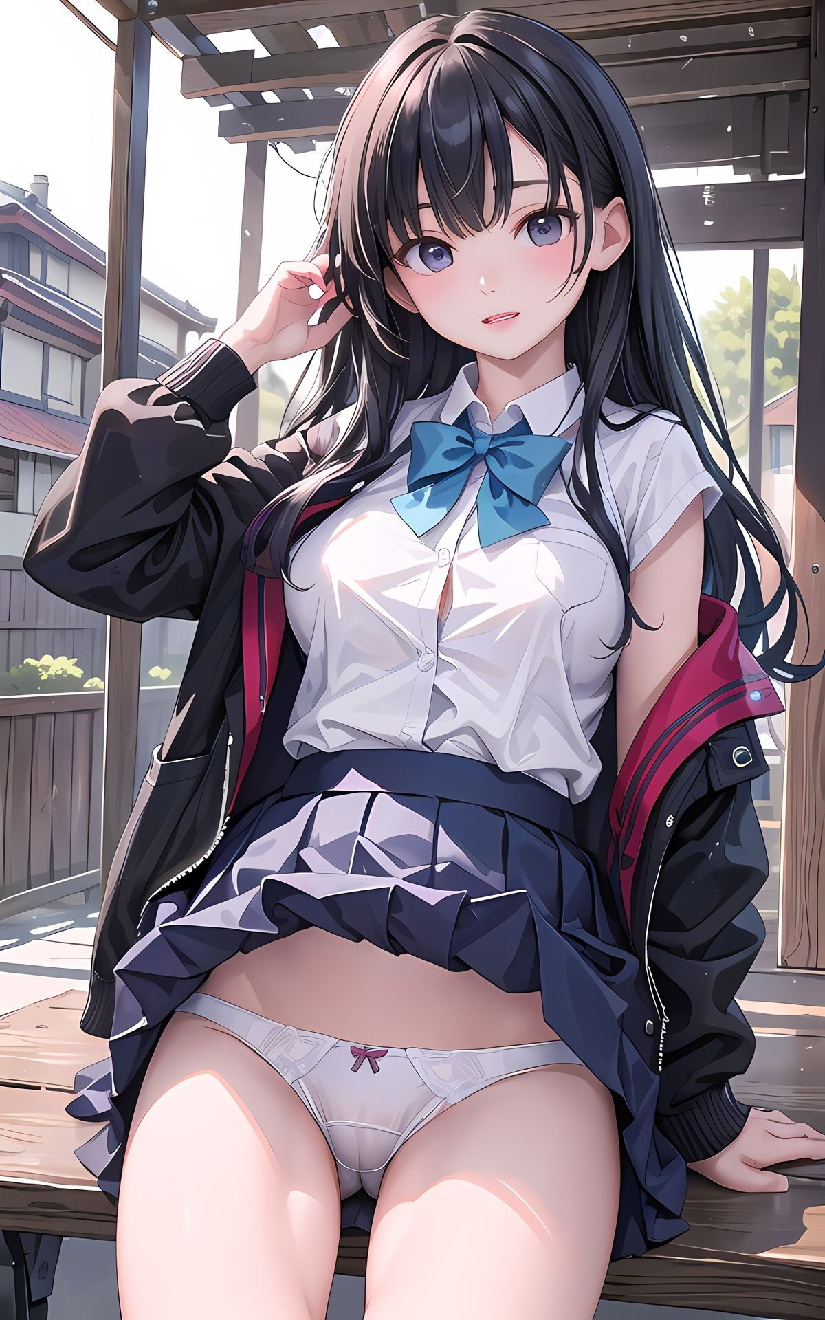 女子校生の妹のパンティーをみせてもらった サンプル2ページ目