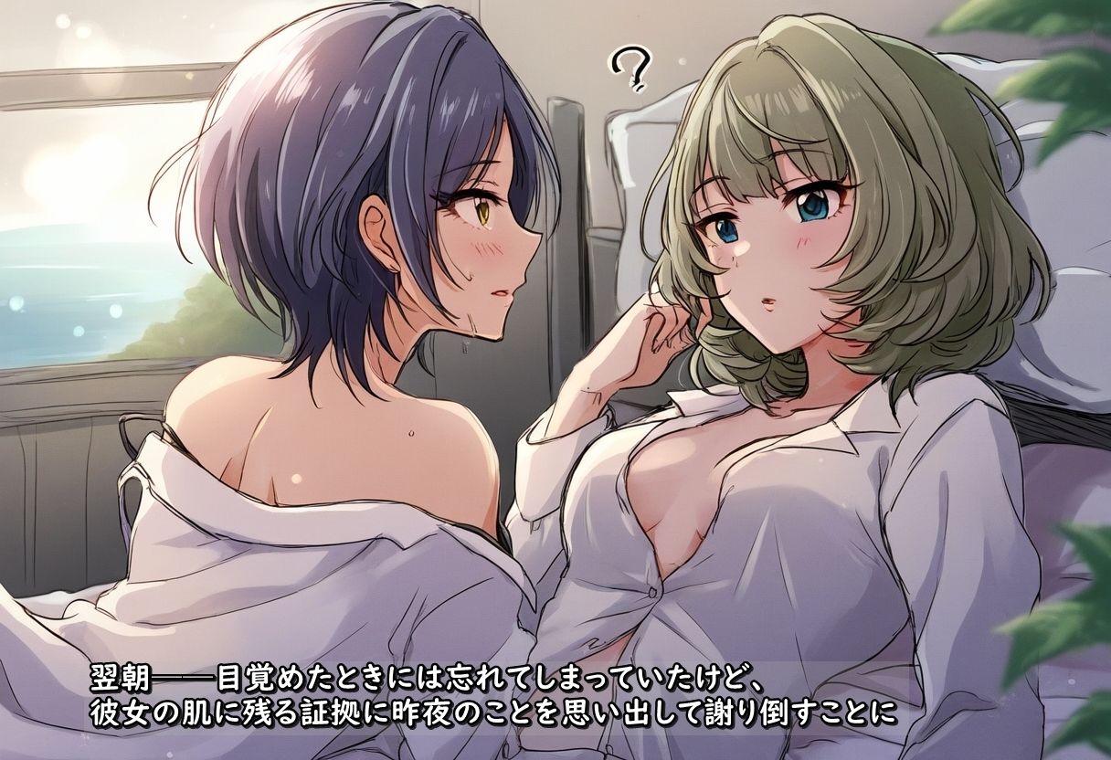 ユリハサ！ アイマス版3 後輩アイドルと酔ってレズセしたけど芸能界の悪い遊びもついでに教えてみた サンプル3ページ目
