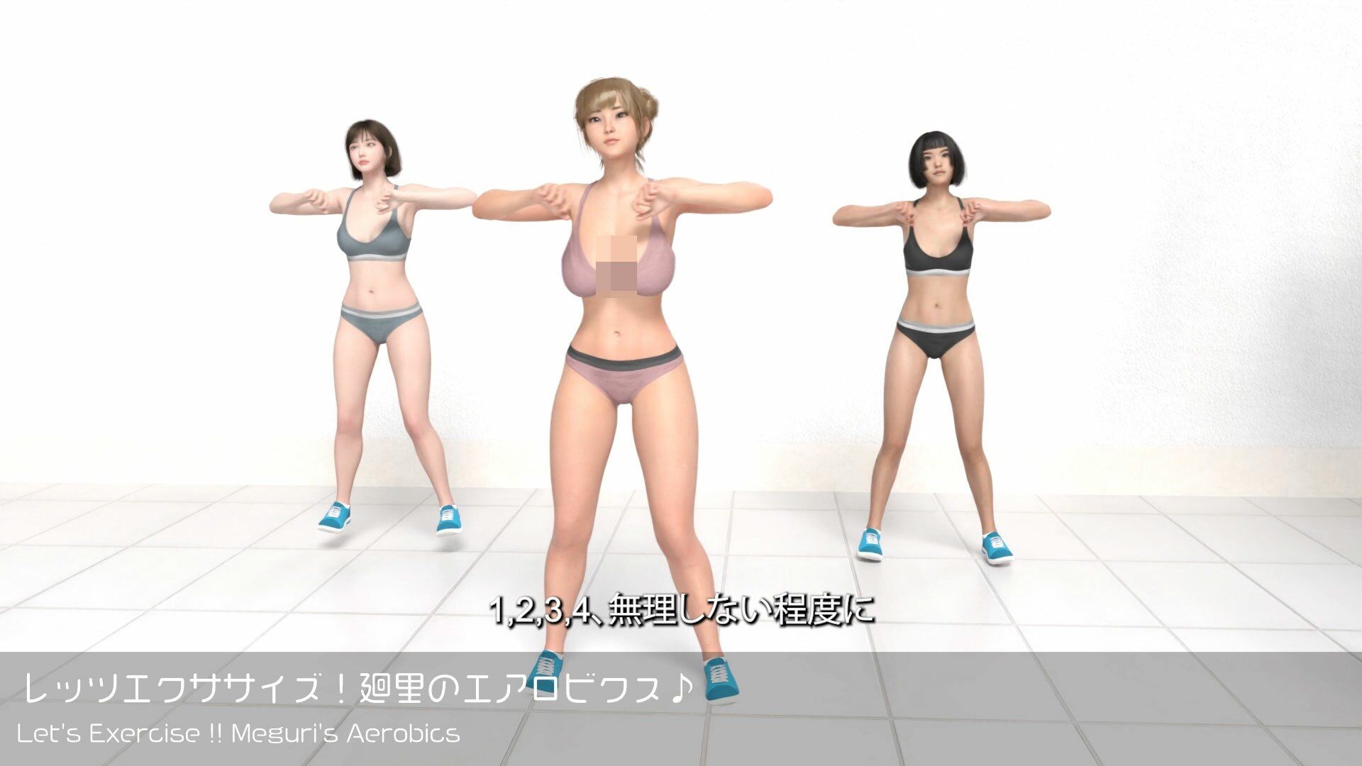 【▲100】廻里のエアロビクス＃001［変態ニュースジャパンの1コーナー］ サンプル2ページ目