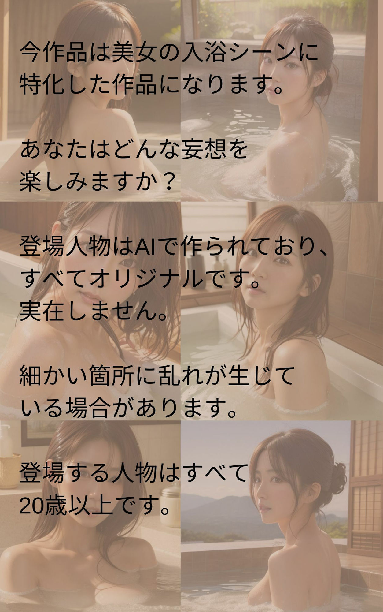 盗撮 〜 美女の入浴シーン 〜 サンプル1ページ目