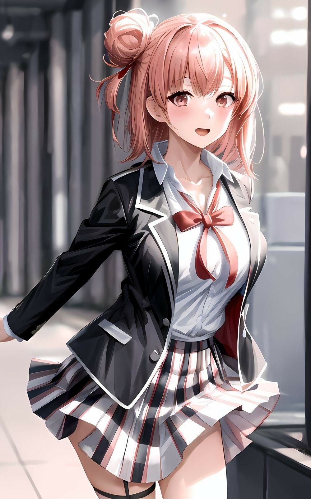 ピンク髪の女子校生とやりまくり サンプル1ページ目