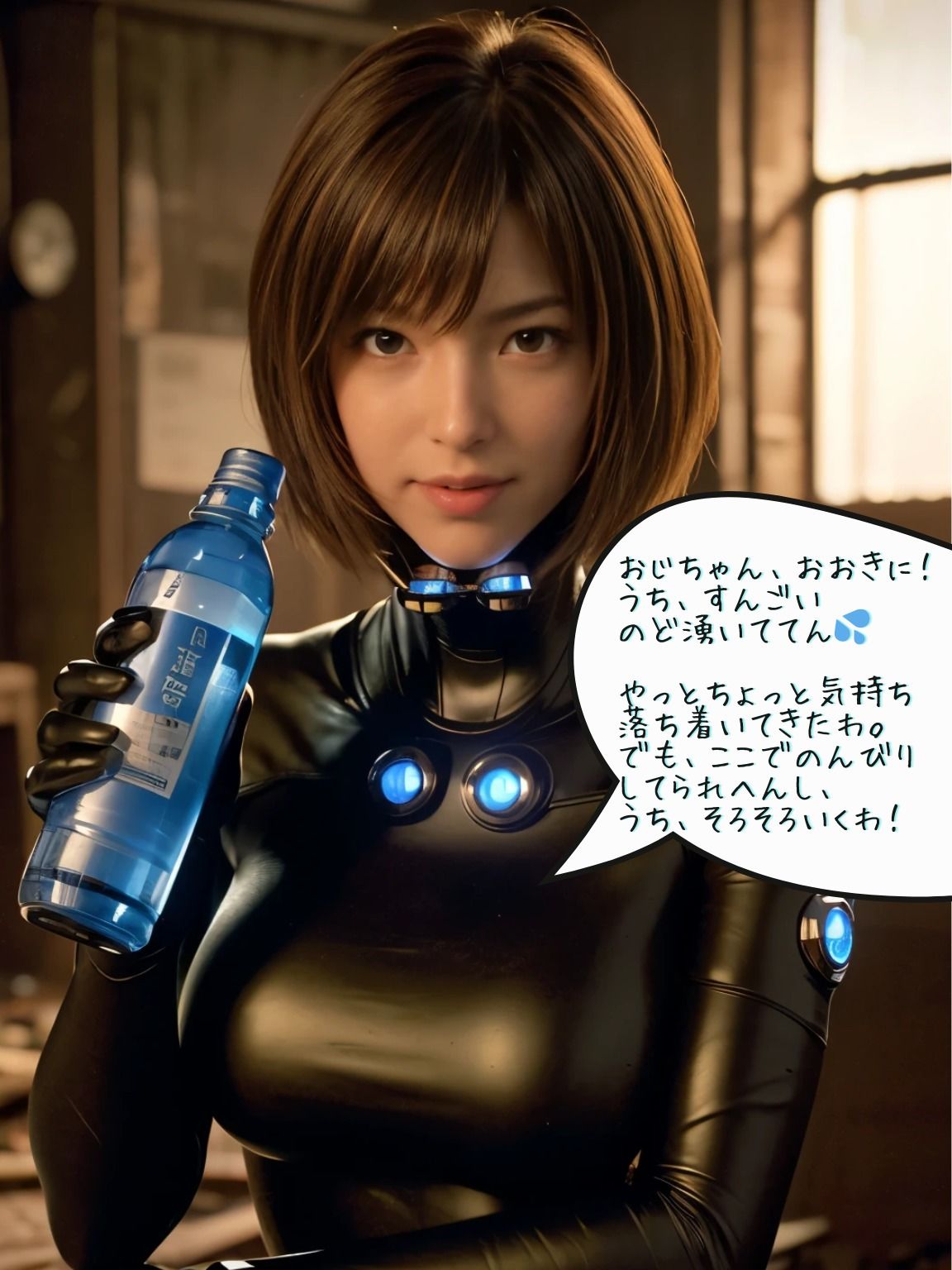 G〇NTZ×山〇杏 AI×アダルトパロディ作品 サンプル7ページ目