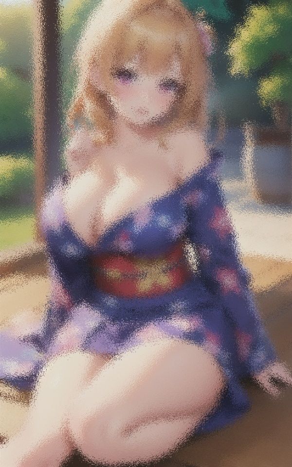 妖艶過ぎる 色白浴衣ギャル サンプル1ページ目