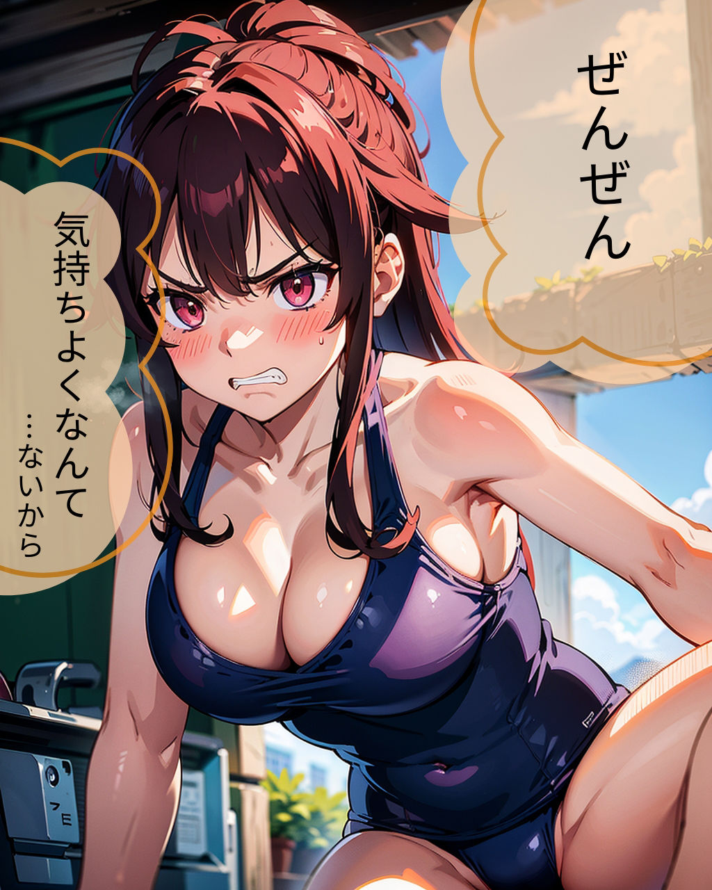 スク水崩壊！ガチ陰謀！ サンプル7ページ目