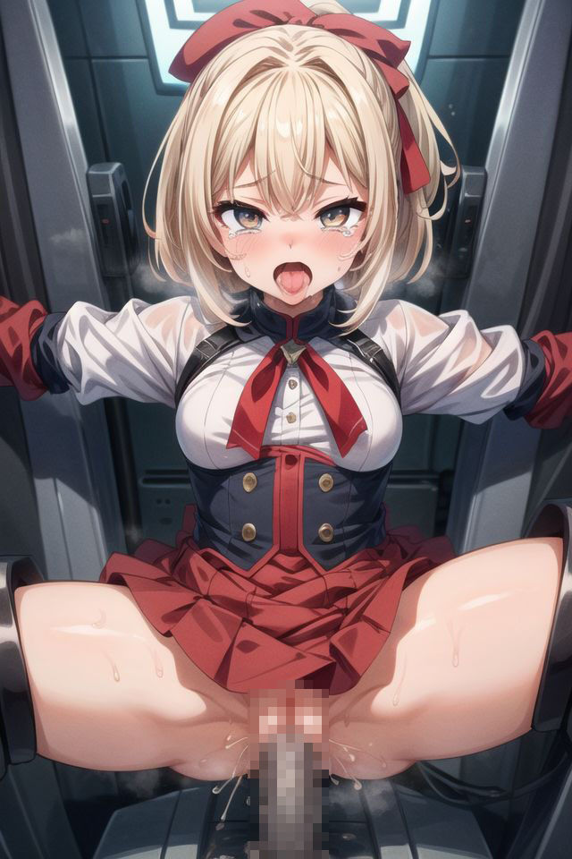 機械姦で強●的にイカされ続ける正義ヒロインたち サンプル2ページ目