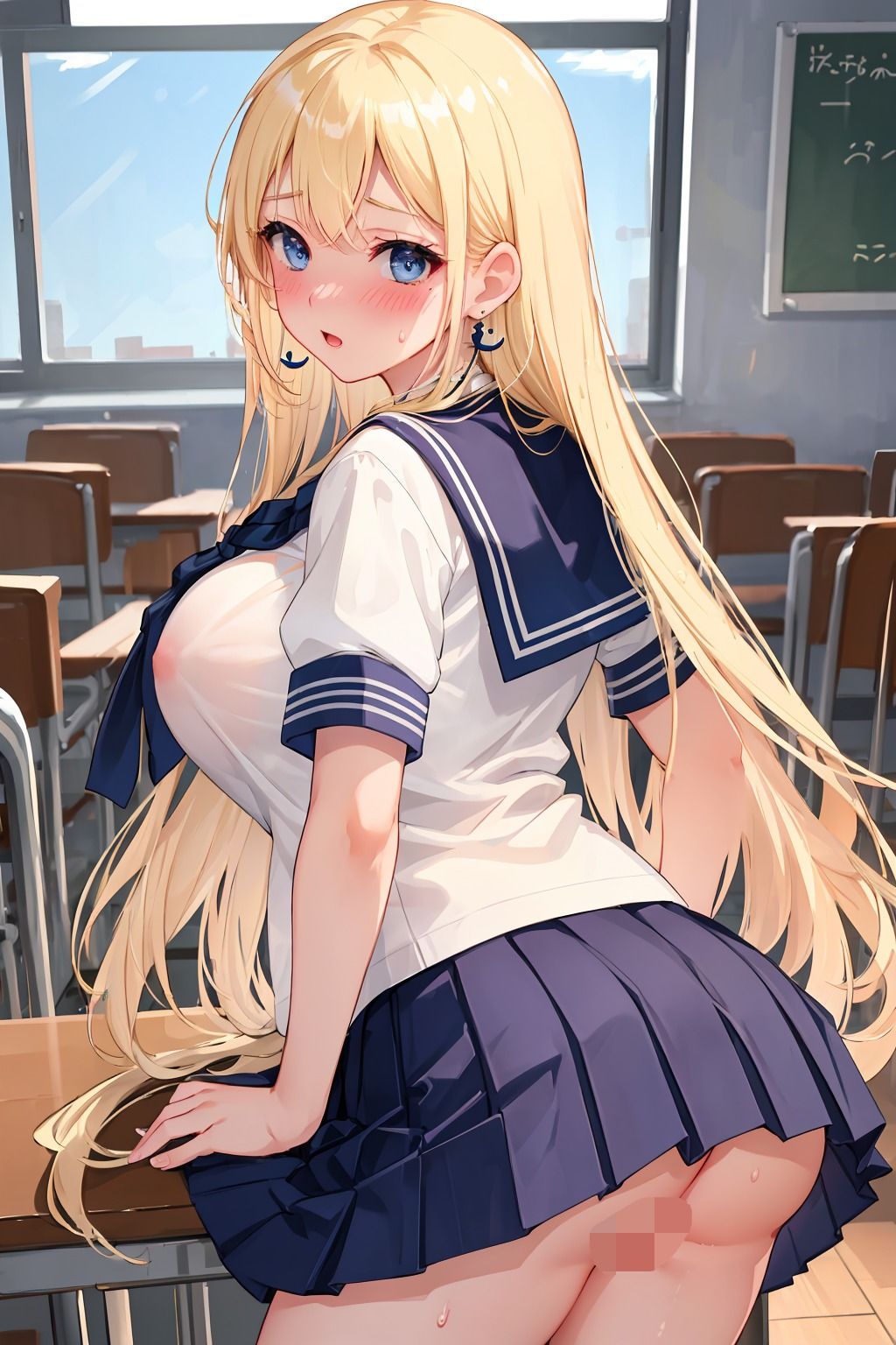 えちえちなセーラー服ギャルでシコってみませんか？？ サンプル4ページ目