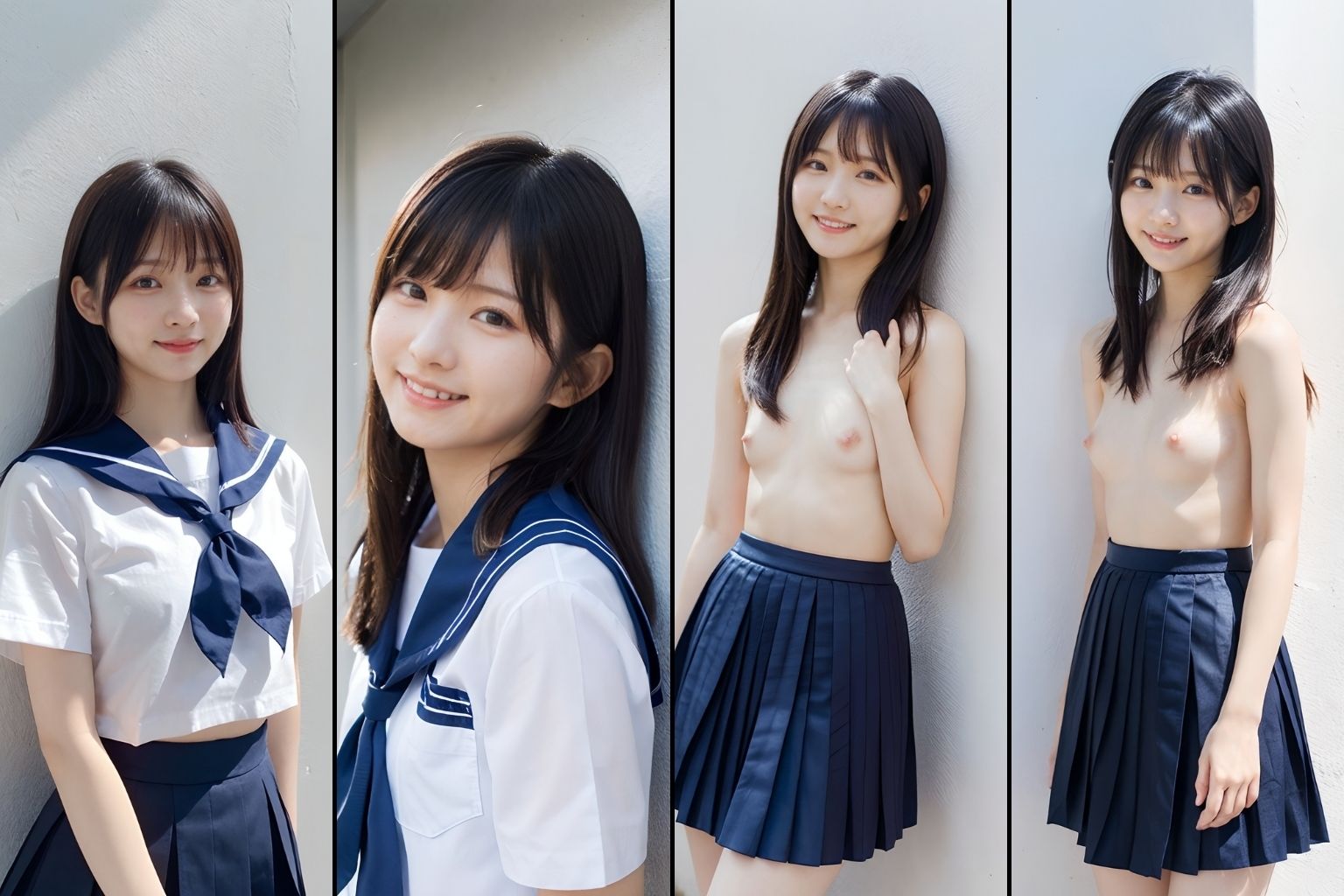 素人ちっぱい女子校生 サンプル2ページ目