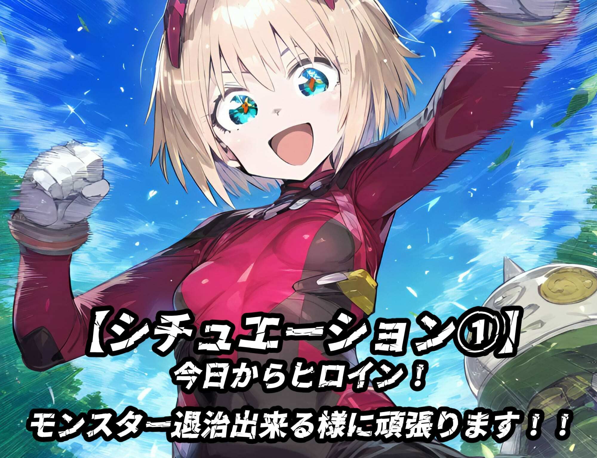 確定敗北アクメ！初心者ヒロイン雑魚モンスターに凌〇され連続絶頂！アヘ顔無様エロを晒す少女達！ サンプル2ページ目